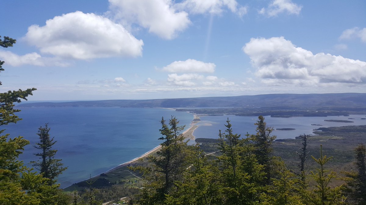 Aspy Bay 2 Peak challenge....Sugarloaf kicked my ass but what a reward at top.  #ExploreCB #explorenovascotia