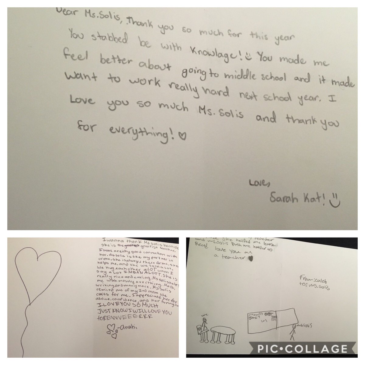 MsSolis's tweet photo. #HappyTeacher I am as #loyalions #Room34Rules pause to write #thankyou notes...and I get these! Proud to #MakeADifference for #AlisalStrong! https://t.co/Q3SGmTWm3b