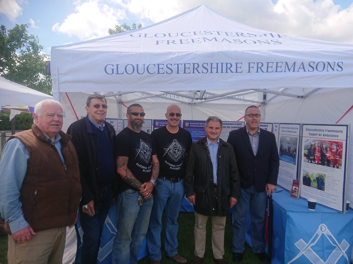 Good to meet some members of <a href="/L9631/">Glos Lodge of Ag</a> Gloucestershire Freemasons today at the Bradley Stoke Community Festival and hear of the good work and fundraising they doing in the community.