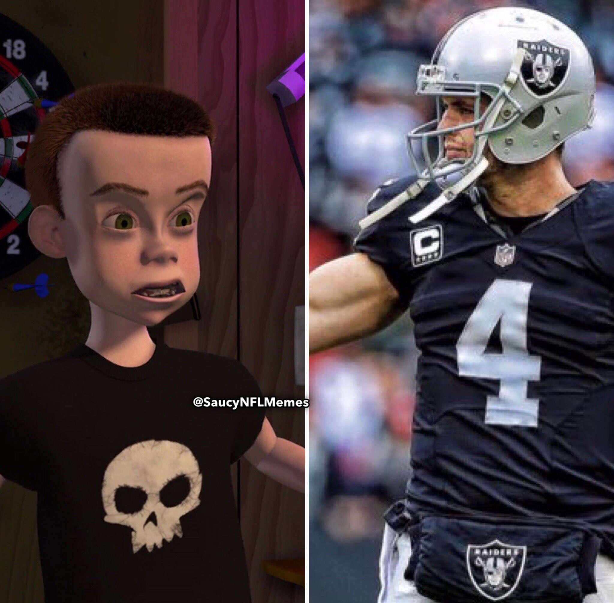 NFL MEMES on Twitter "Cool seeing Sid from toy story all grown up