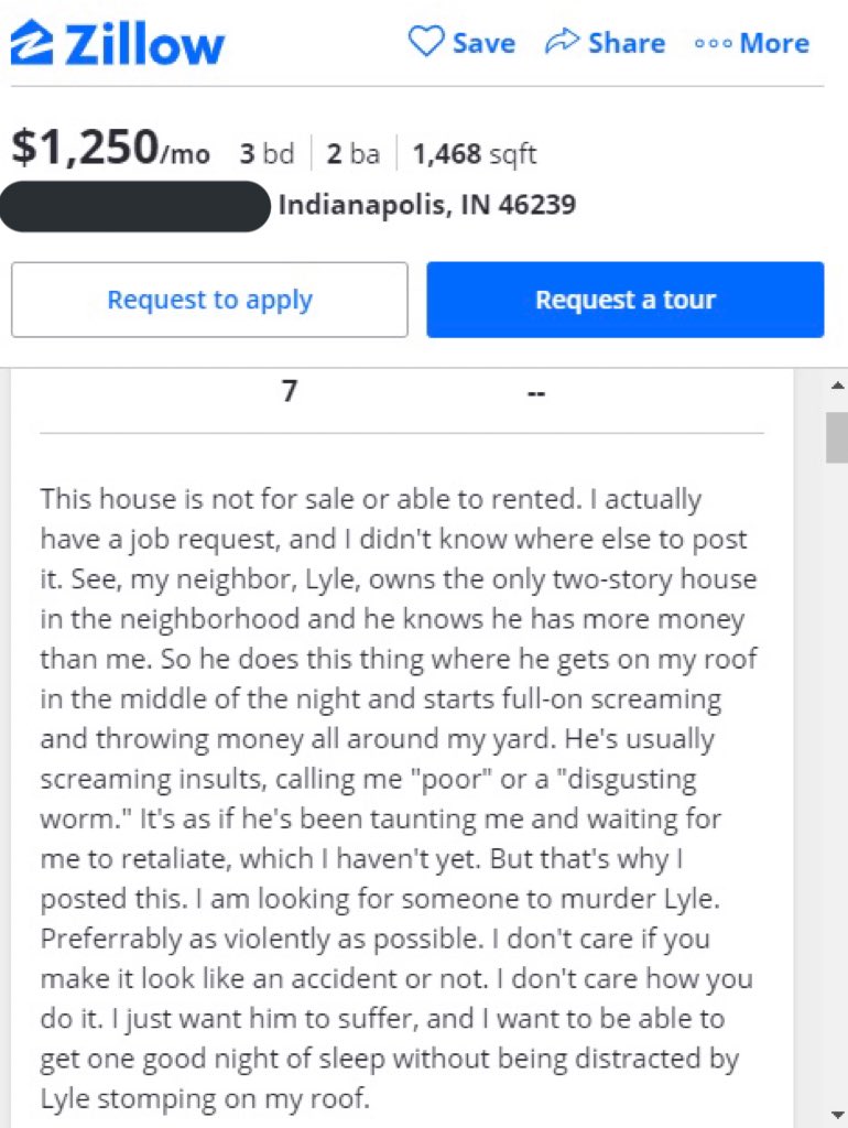 fuckmarrywill's tweet photo. i was checking out houses on zillow and i didnt really understand these descriptions?? https://t.co/7qXNYREmWN