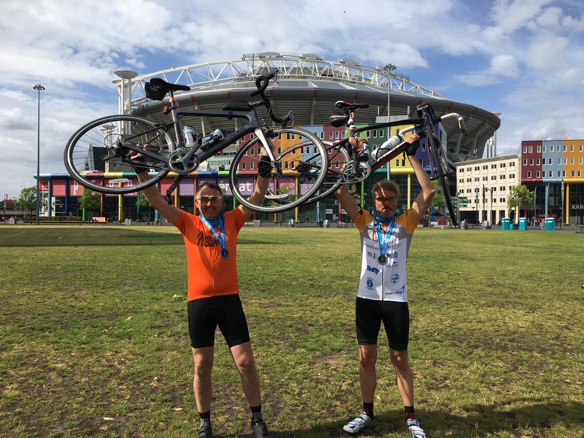 coycarpie's tweet image. JOB DONE!! Cycle to Amsterdam Challange to completed!! Thank you to everyone who helped ⁦@MispaceAmsterd1⁩ raise £61,168 for  ⁦@ProstateUK⁩ #F2A