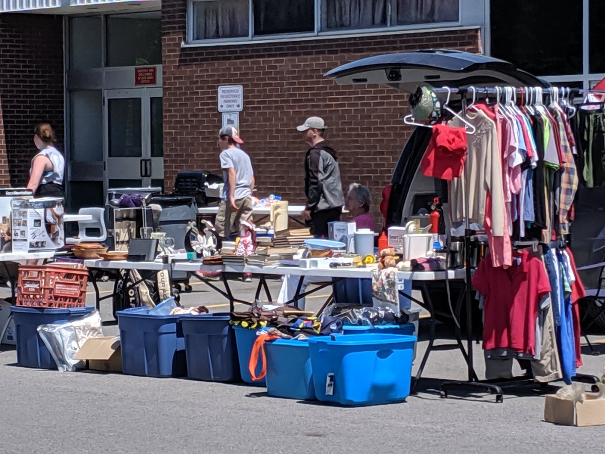 Come one, come all. IT's time for <a href="/GHS_Info/">Gloucester HS</a> 1st Annual Community Garage Sale! There will be a BBQ, music, activities, and of course some hidden gems to be found between 8am and 2pm today. Should be a blast!