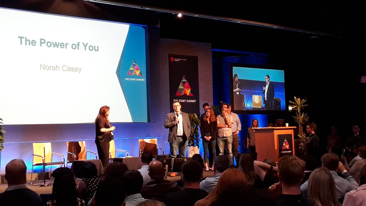 ng_leadership's tweet photo. A truly inspirational talk by @NorahCasey here at #thestartsummit. So much covered including the idea of blue ocean thinking for our kids and providing the opportunity for entrepreneurs here to practise telling an audience about their story and their business.
#TheStartSummit https://t.co/w9xD6lY8HO