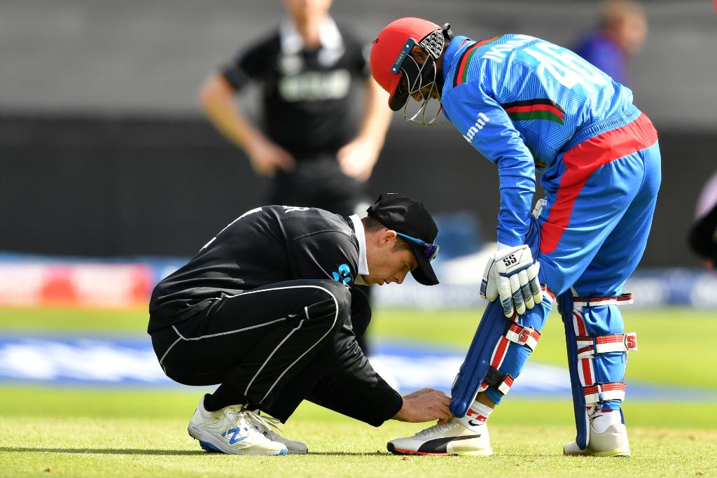 🇦🇫 🇳🇿 

#SpiritOfCricket 👏👏 

#CWC19 | #AFGvNZ
