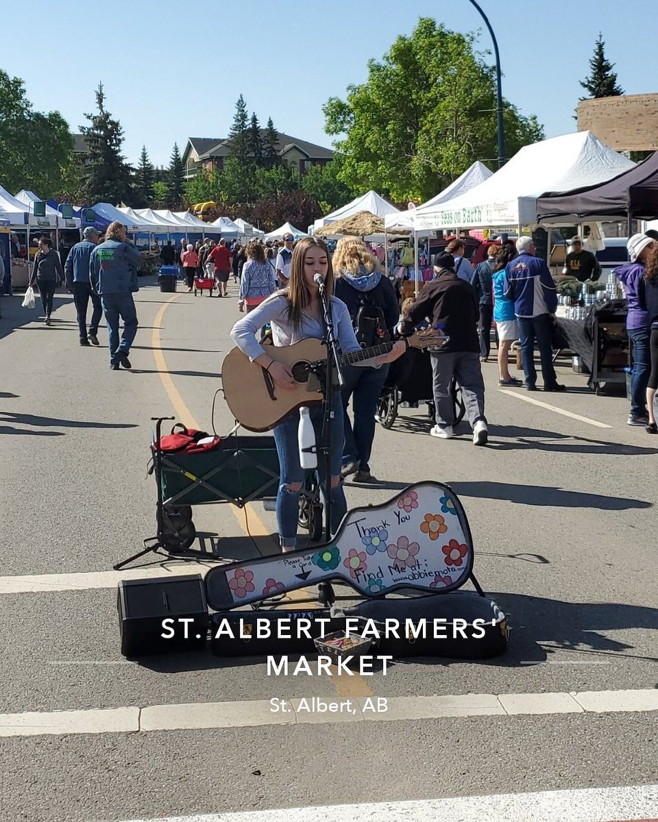 abbiemota's tweet photo. Opening day 🍁
@StAlbertMarket #OCanada #busking #localartist #singersongerwriter https://t.co/63oE7JtoZ8