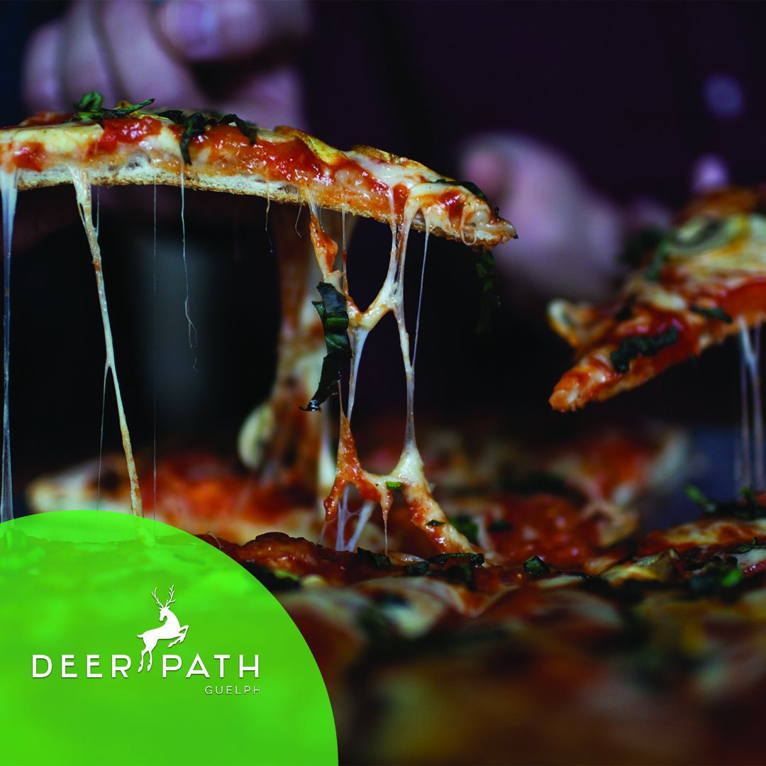With a passion for all things food, Bread Bar in #Guelph perfectly crafts delicious and fluffy pizzas, burgers, sandwiches and more. To get even better, they have amazing Sunday Brunch options like eggs benny, French toast pudding, pancakes &amp; more! #NewHomeGuelph #DeerpathGuelph