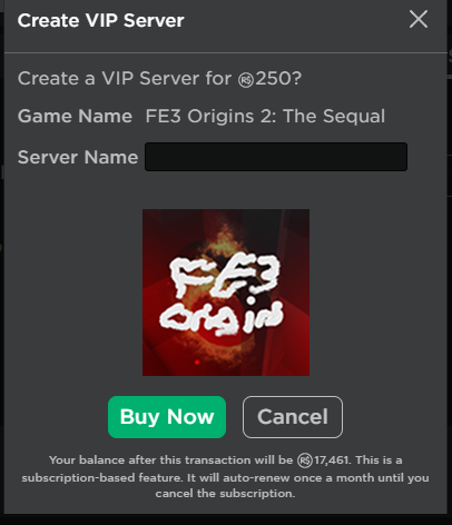 Roblox Vip Server Fe2