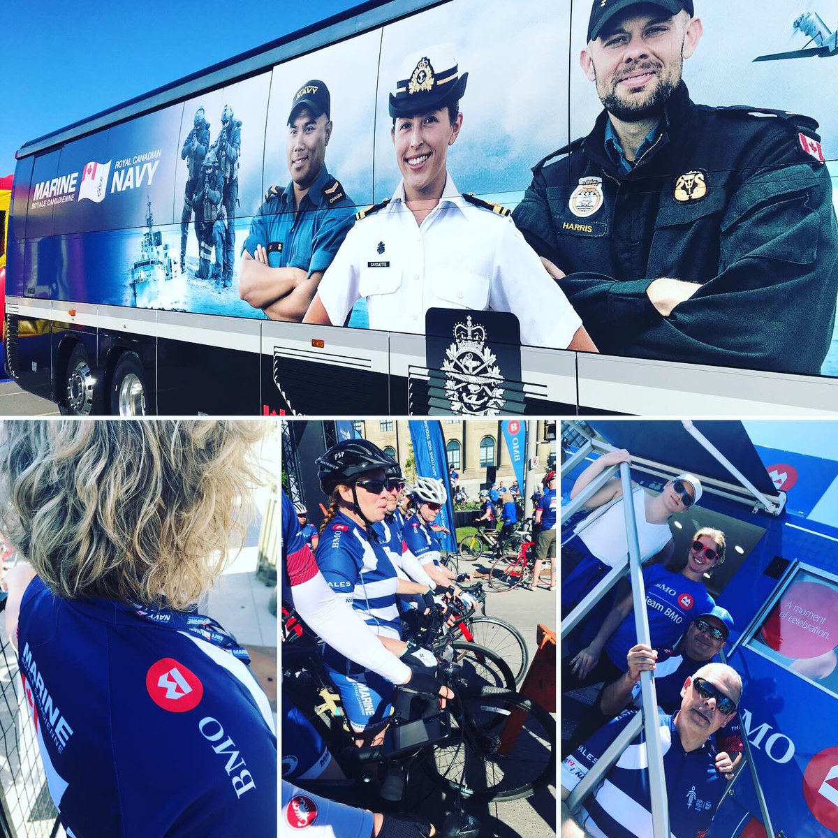 <a href="/bmocanada/">BMO Canada</a> proud to support the 3rd edition @nbr_dvm #proudtoworkatbmo @bmo_people_culture #NavyBikeRide