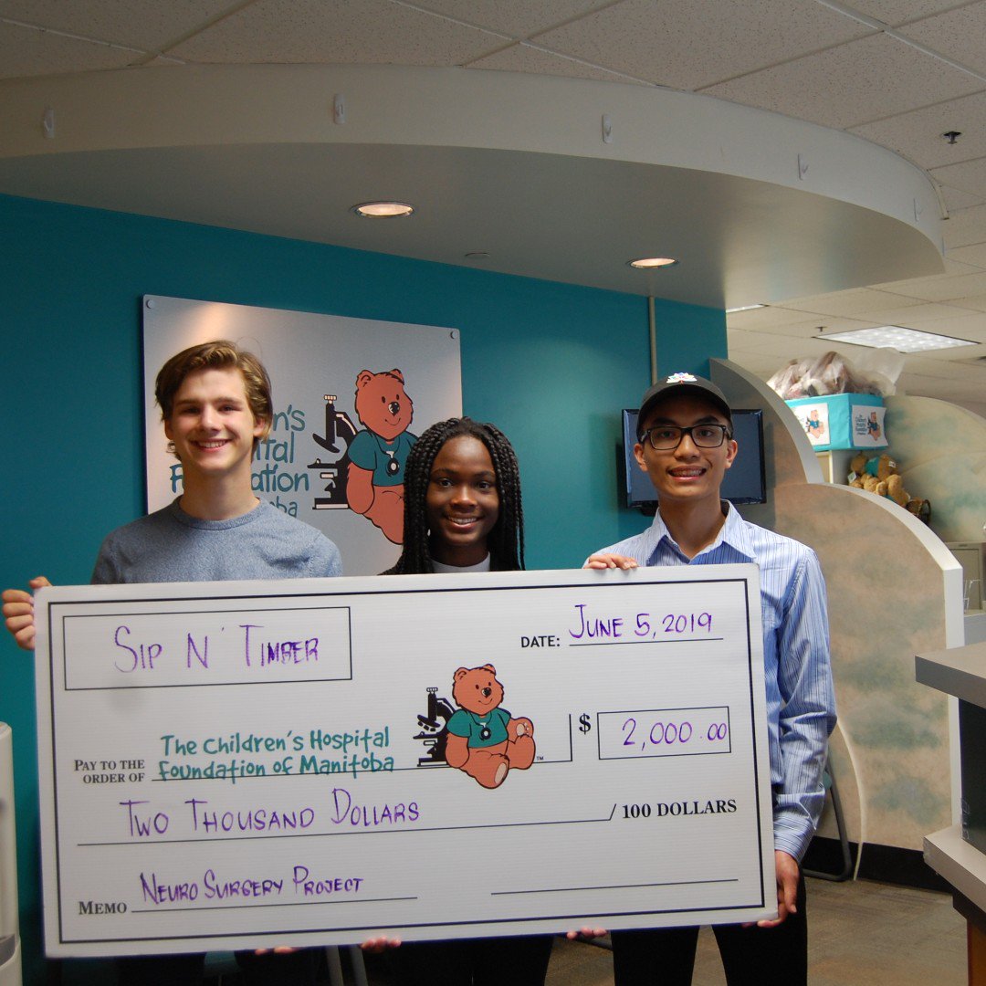 Big bear hugs to the <a href="/SipnTimber/">Sip & Timber</a> group, who rocked their Junior Achievement project this year at <a href="/nmcLRSD/">Nelson McIntyre</a>. They sold stainless steel straws and coasters, and raised $2,000 that will help sick &amp; injured kids at the Children's Hospital! Amazing job, thank you so much <a href="/SipnTimber/">Sip & Timber</a>!