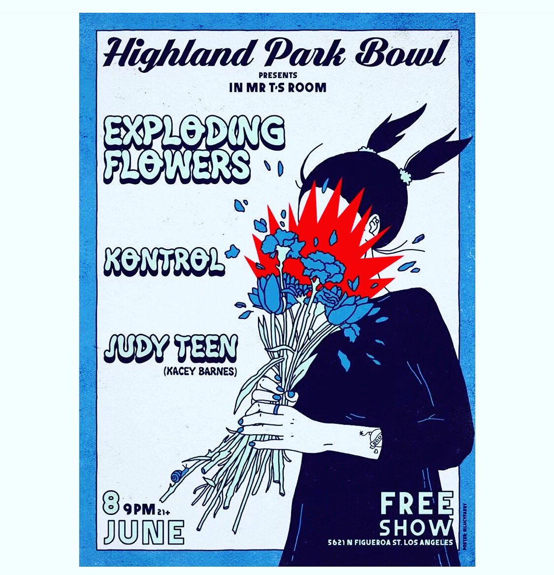 ExplodingFlower's tweet photo. Tonight! Doors at 9pm. Free! #explodingflowers https://t.co/88ZQeKIhD8