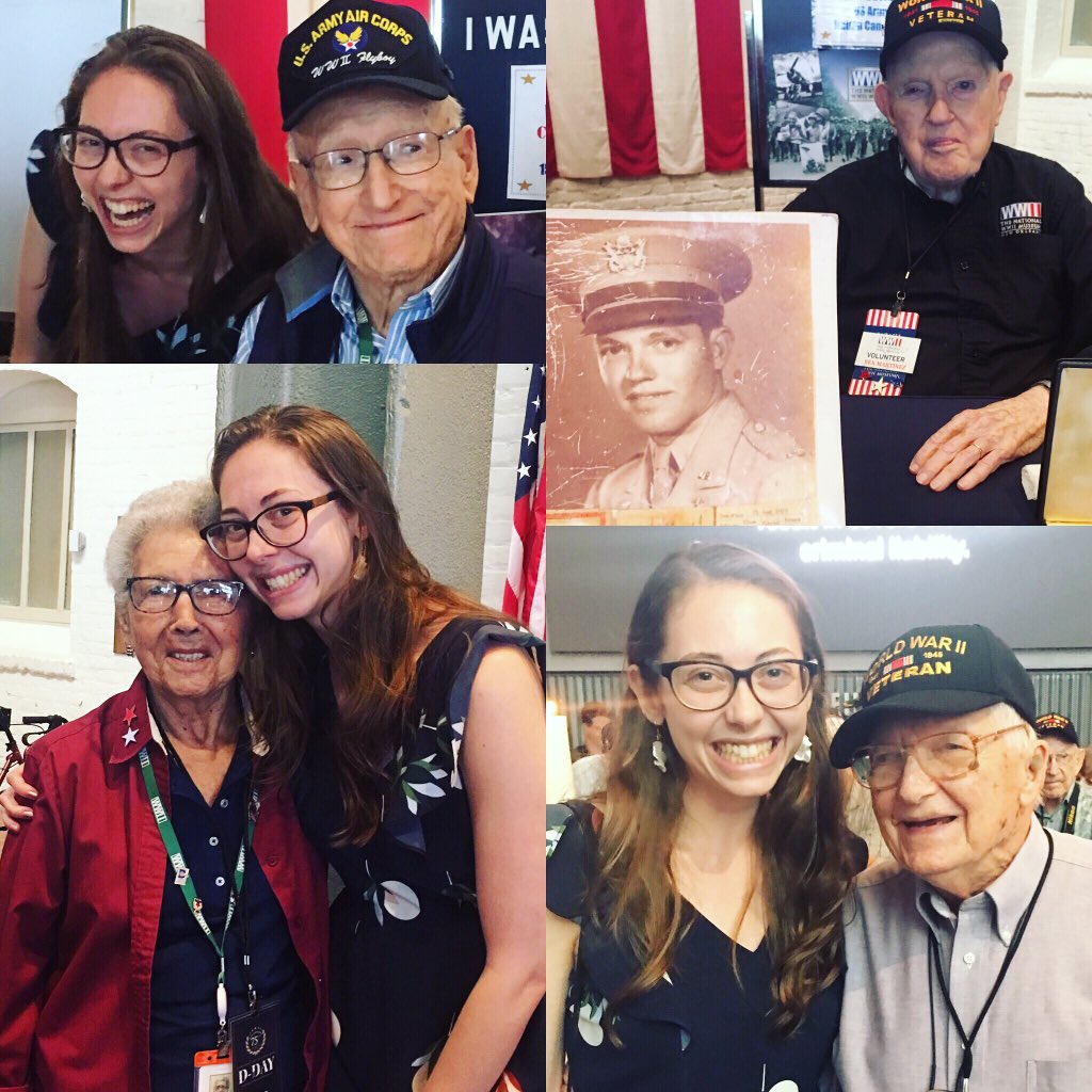 Having a blast meeting so many incredible #wwii #veterans 😁 Also honored to meet  Anne Levy, holocaust survivor and author of a beautiful memoir about her experience ❤️ #wwiihistory #dday75 #survivor #debarquementnormandie #holocaustremembrance #womeninfilm #womenmakemovies