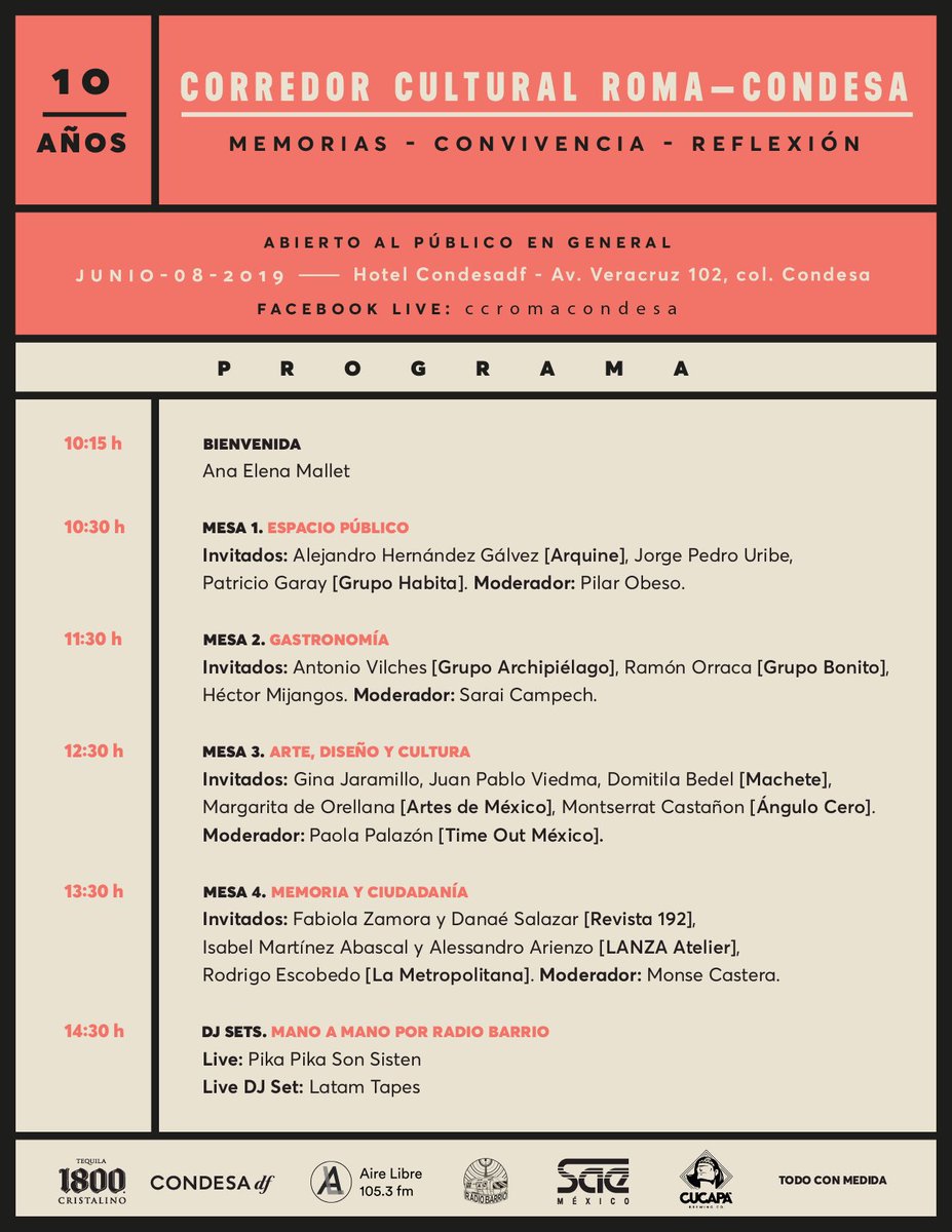 El <a href="/CorredorCRC/">Corredor Cultural</a> cumple 10 años, lánzate a disfrutar de todas sus actividades. 🥳😍 #CCRC10años #CCRC