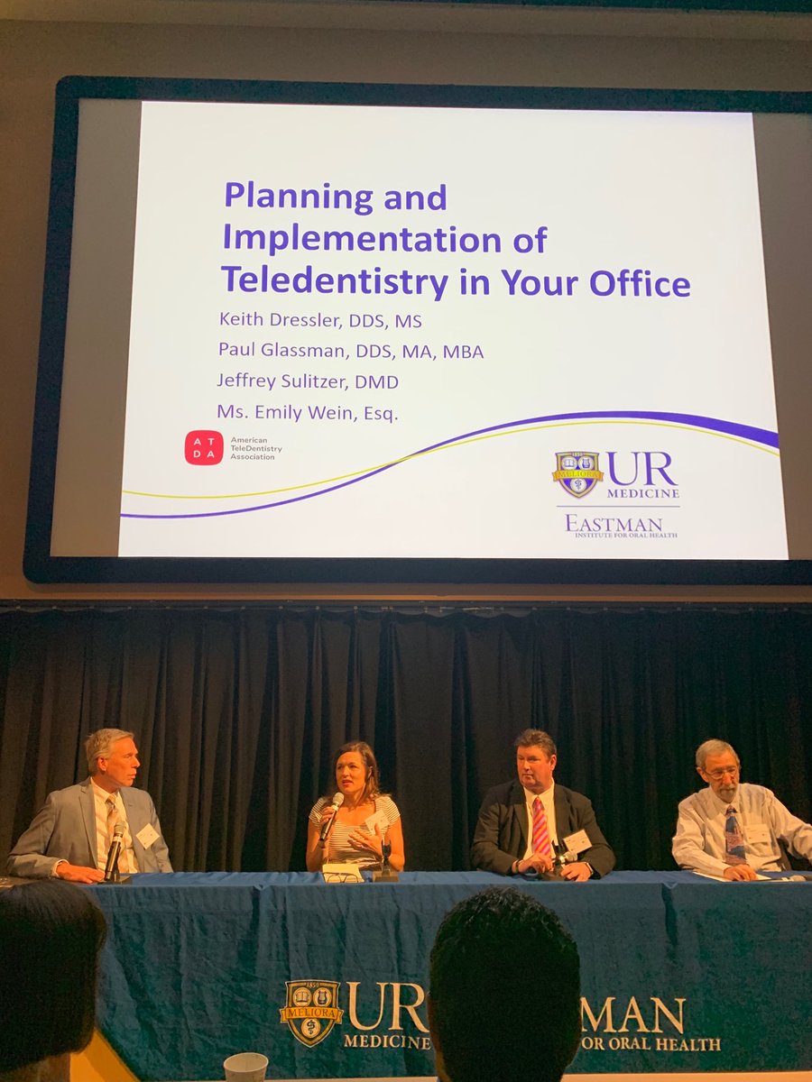 Dynamic feedback from the audience at the first Teledentistry conference! #ATDA #telehealthfirst