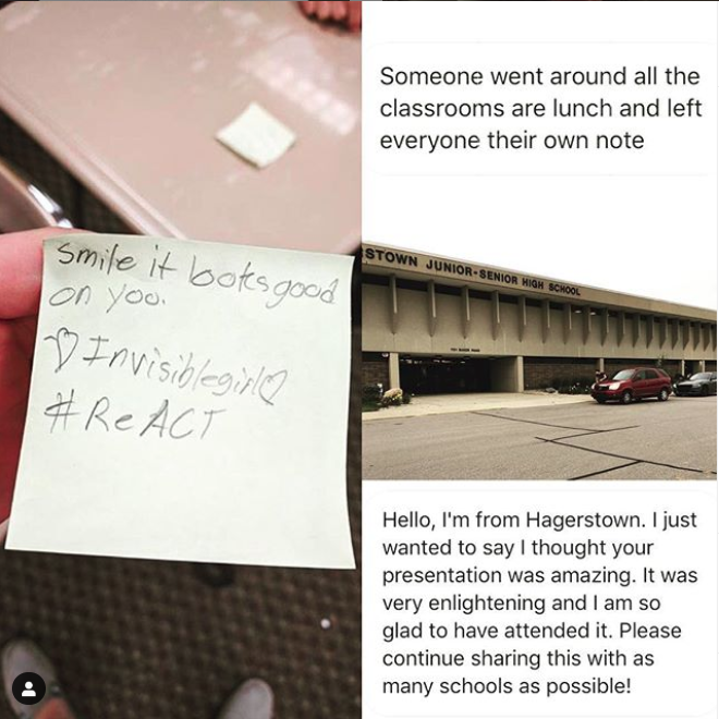 reacttobullying's tweet photo. This is what kids can do when they receive some encouragement to make kindness happen!  Shout out to Hagerstown! #kindness #bullying #mentalhealth https://t.co/s2KWNOH5BV