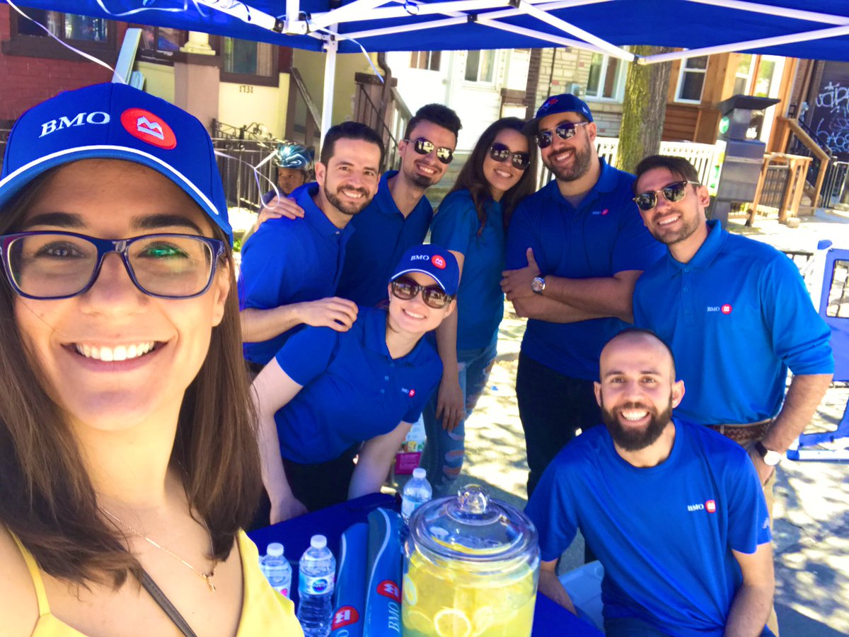 It’s that time of the year!!! 💙 
Dundas West Festival!!! Team BMO👌
#BeingBMO #bmoteam #ProudToWorkAtBMO #dundas&amp;ossington #dundaswestfest @DundasWestFest <a href="/BMO/">BMO</a> <a href="/HugoLevita/">Hugo Levita</a> <a href="/Luis44752622/">Luis</a>