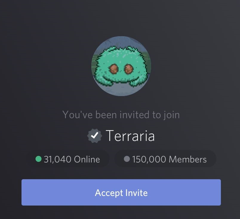 Terraria party invite