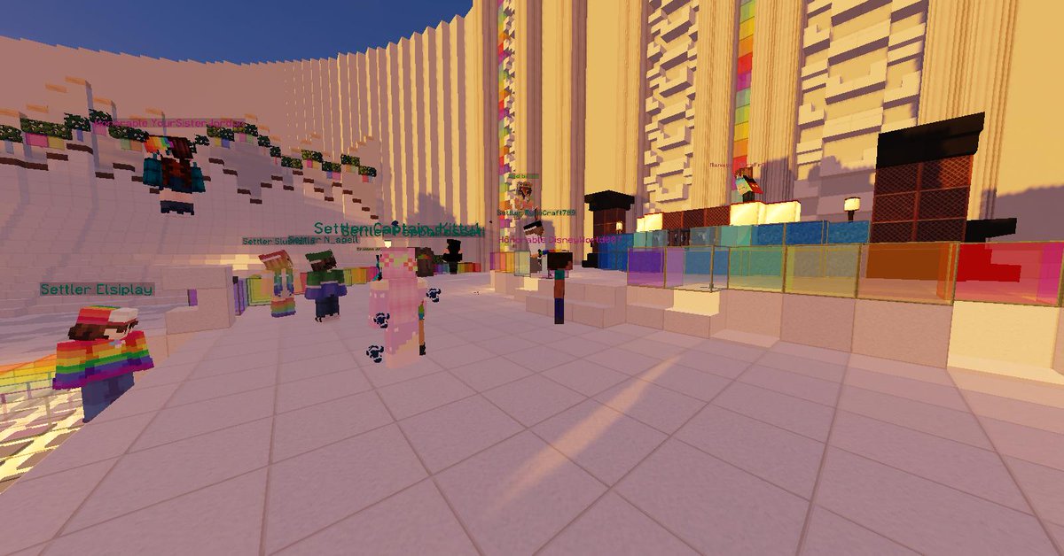 PalaceNetToday's tweet image. 🌈 Our 2019 Pride Party is now going on!

 Come join us at /warp pride on Seasonal! 🌈

- Random