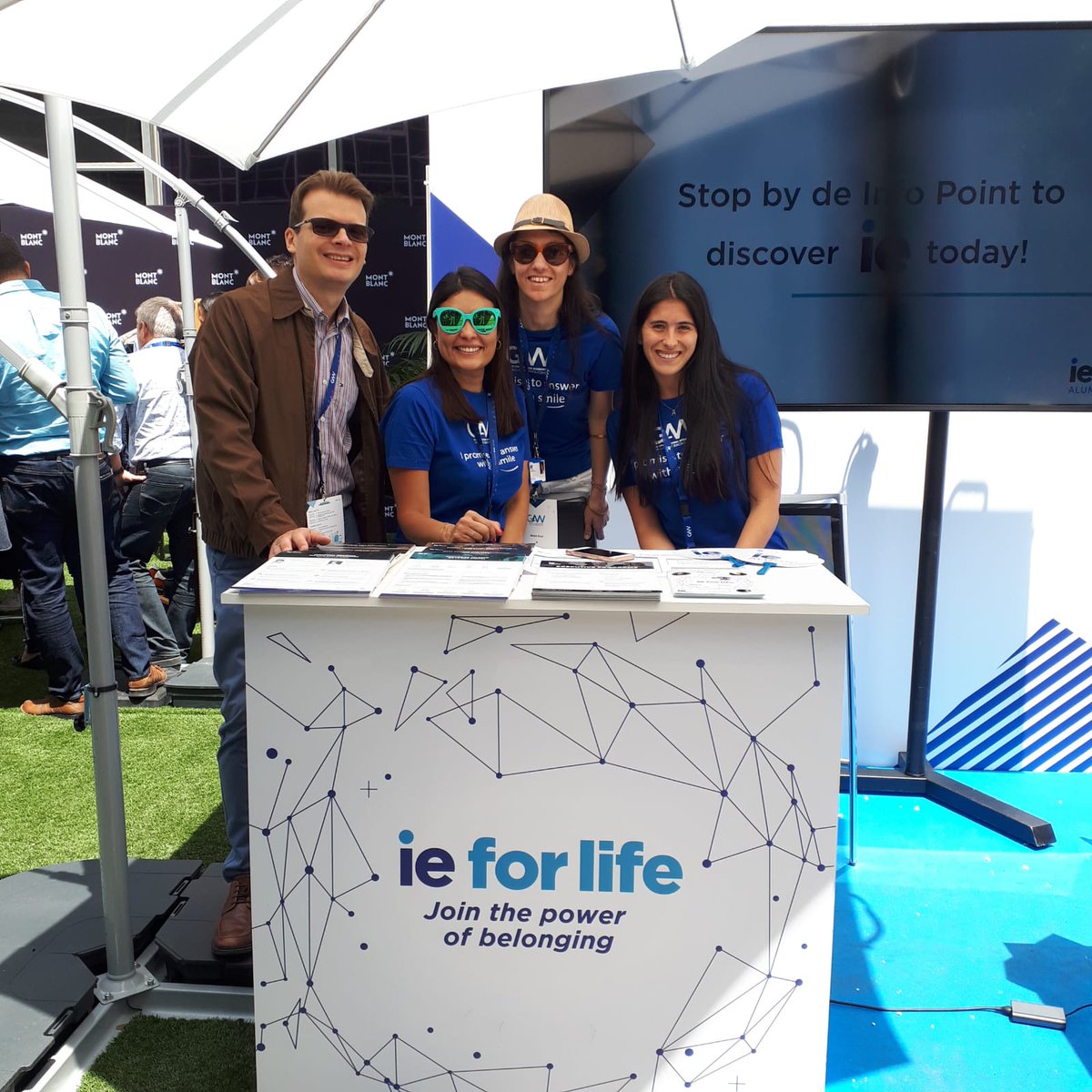 martinrodjugo's tweet photo. Celebrating IE Global Alumni Weekend and launching the new initiative IE For Life! Stay tuned #lifelonglearning #IEGAW @IEbusiness https://t.co/BebGEhvokG