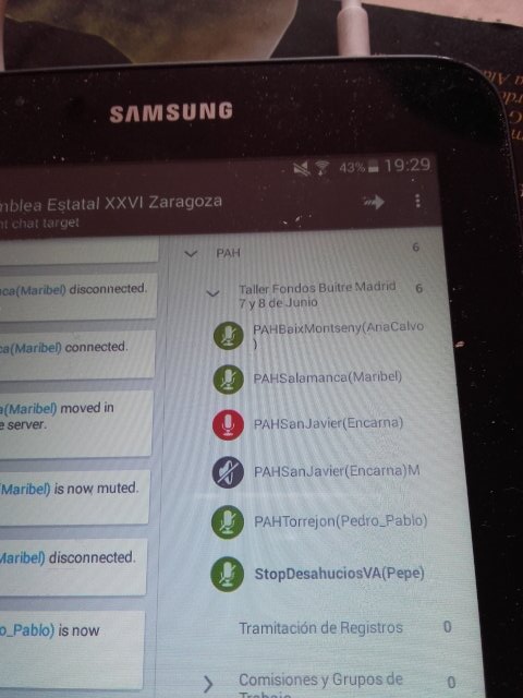 Estamos asistiendo a través de mumble al #TallerFondosBuitre que se está celebrando en Madrid para defendernos de los #FondosBuitre 

Juntas Sí Se Puede

<a href="/sanchezcastejon/">Pedro Sánchez</a>