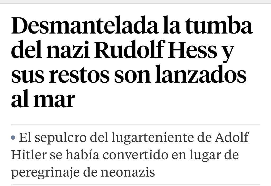 Desmantelada la tumba del fascista Francisco Franco y sus restos son lanzados al mar. Ah no! Que eso el TS no deja hacerlo y el PSOE ni se lo plantea.