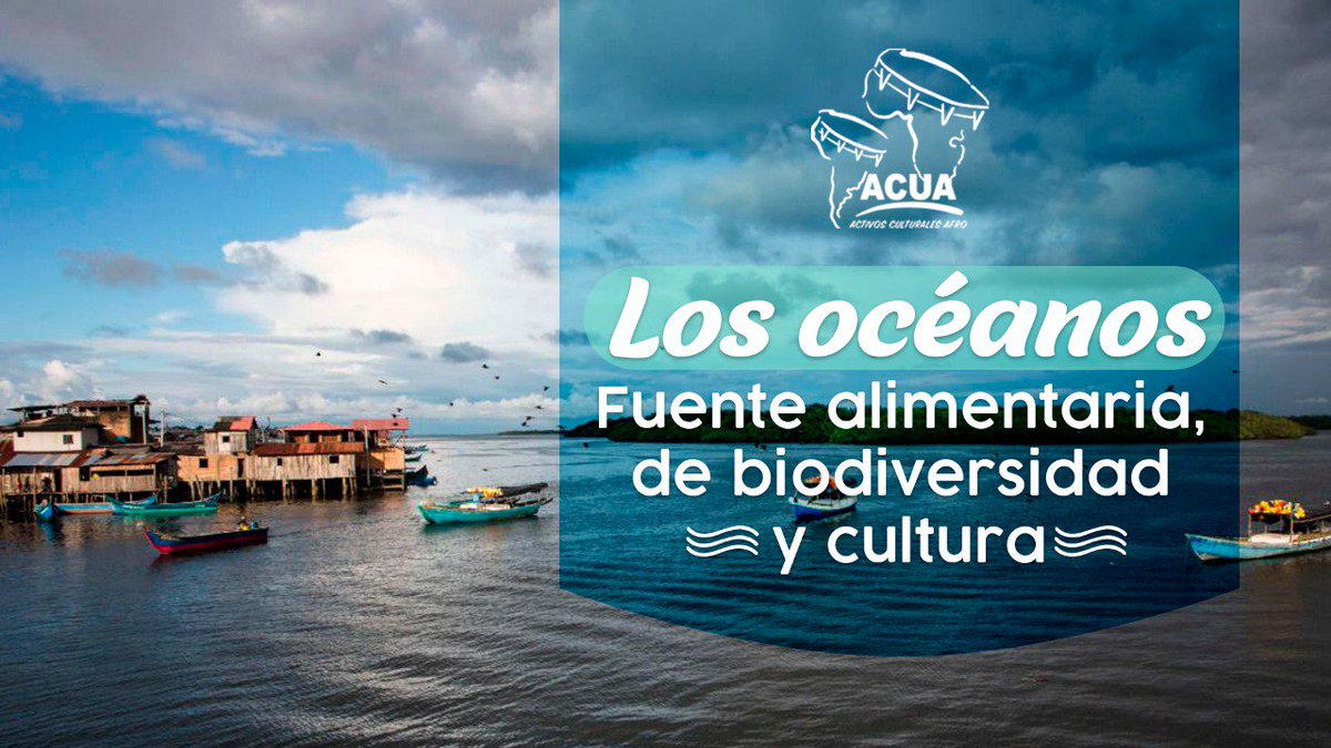 #DiaMundialdelosOceanos🌊
Los océanos significan recursos alimentarios sostenibles, oxígeno, hábitat de biodiversidad y espacios se cultura. 
--
<a href="/dhidalgo65/">Dario Hidalgo Guerrero 🇨🇴</a>
@ludovia_
<a href="/Cloquis/">Claudia Calao</a>
<a href="/RazonPublicaUC/">Razón Pública</a>
@Biogotano
<a href="/blueandtanit/">Blueandtanit</a>
<a href="/ClaMoralesM/">Claudia Morales</a>
<a href="/aterciopelados/">Aterciopelados</a>
<a href="/aleshammah/">Alejandro Shammah</a>
<a href="/Mov_Consciencia/">MovimientoConciencia</a>