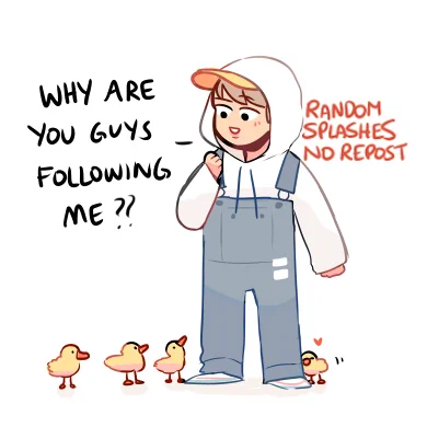 when baby ducklings see namjoon 

#btsfanart #BTS #RM #2019BTSFESTA @BTS_twt 