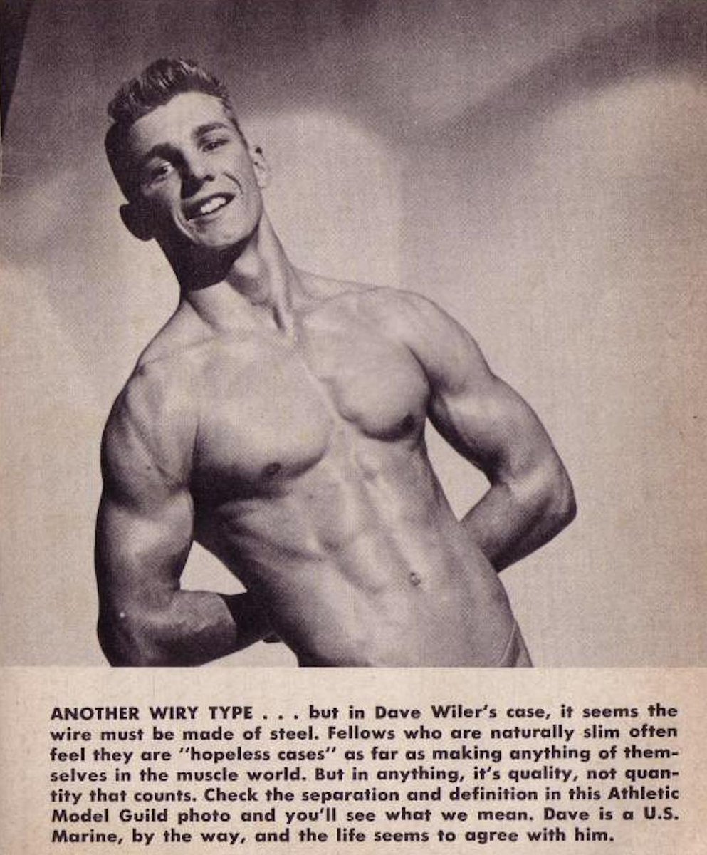 creatureblackl1's tweet photo. Dave Wiler aka David Wiler [Photos by Athletic Model Guild and California Models] San Francisco and Los Angeles, 1954-57 (Nude photo, 1954) #davewiler #californiamodels #athleticmodelguild #vintagemen #gaymen #vintagegay #nakedmen #nakedgay #gay #balls https://t.co/8pX8pLDuWi