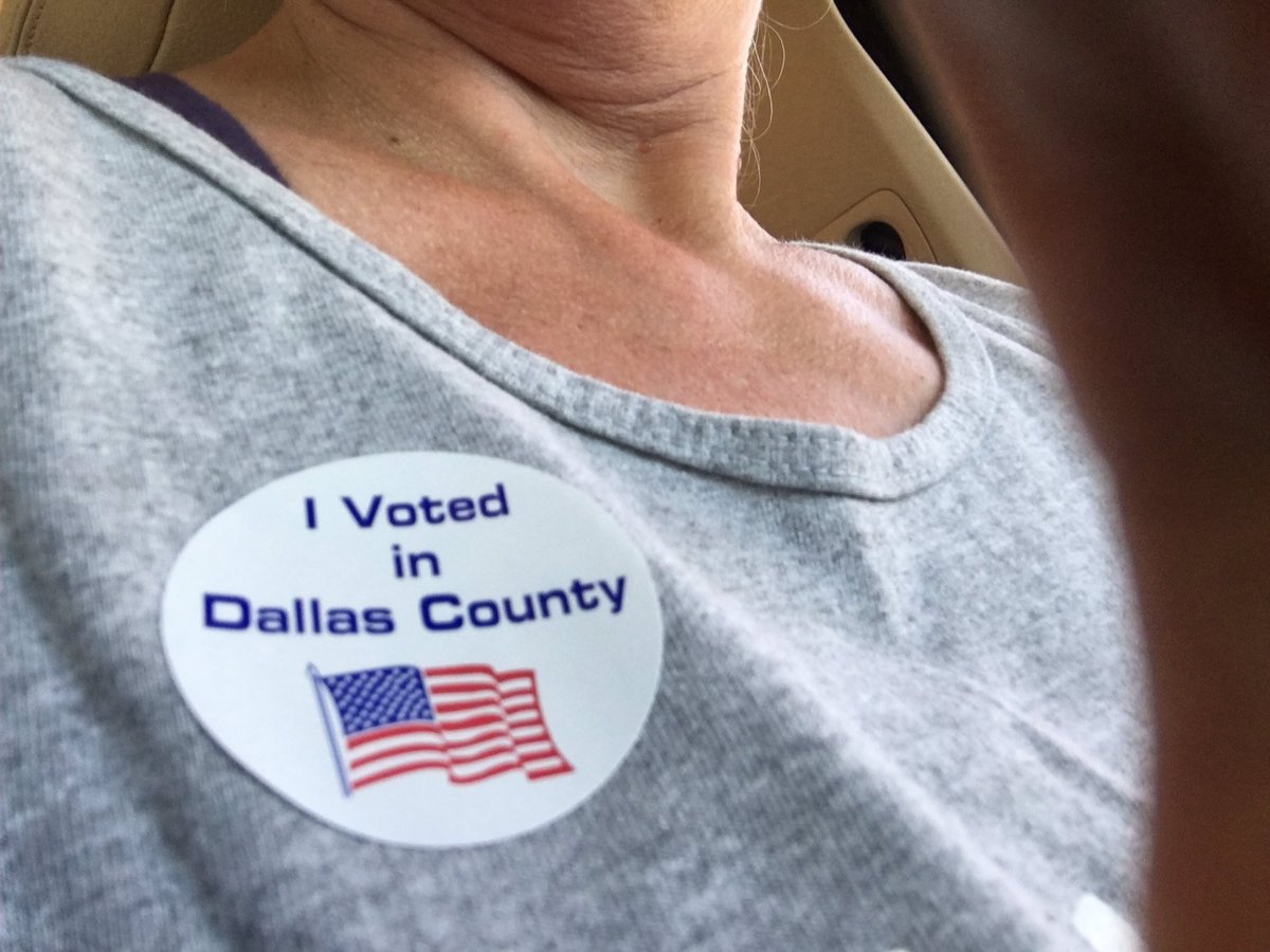 AsherKalyn's tweet photo. Time to vote DALLAS peeps!  Help choose our next Mayor today! https://t.co/ubbp0cdGdy