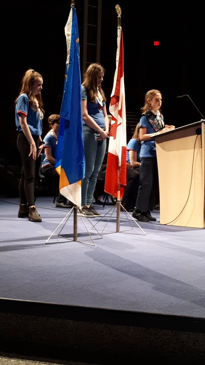 Girls thanking Guiding and their Leaders! <a href="/ggcns/">ggcns</a> <a href="/youth_ns/">NS Youth Forum</a>