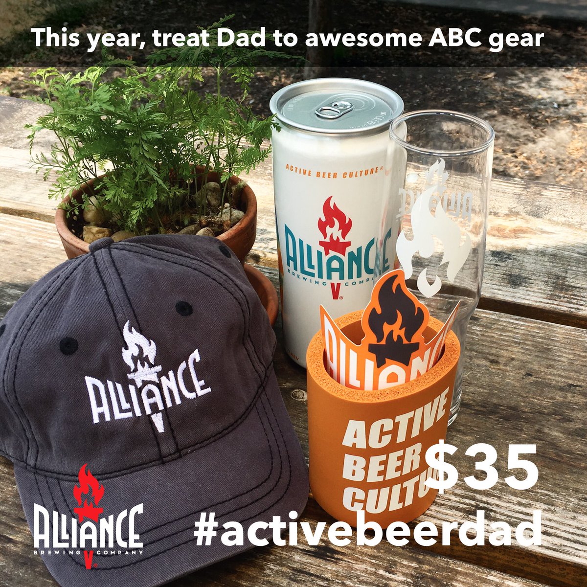 Just in time for Father’s Day, it’s our #activebeerdad ABC gift pack! Hat, pint glass, koozie, sticker, and crowler *excluding high gravity* all included. #activebeerculture #craftbeer #drinklocal #SoKno #KnoxRocks #865life