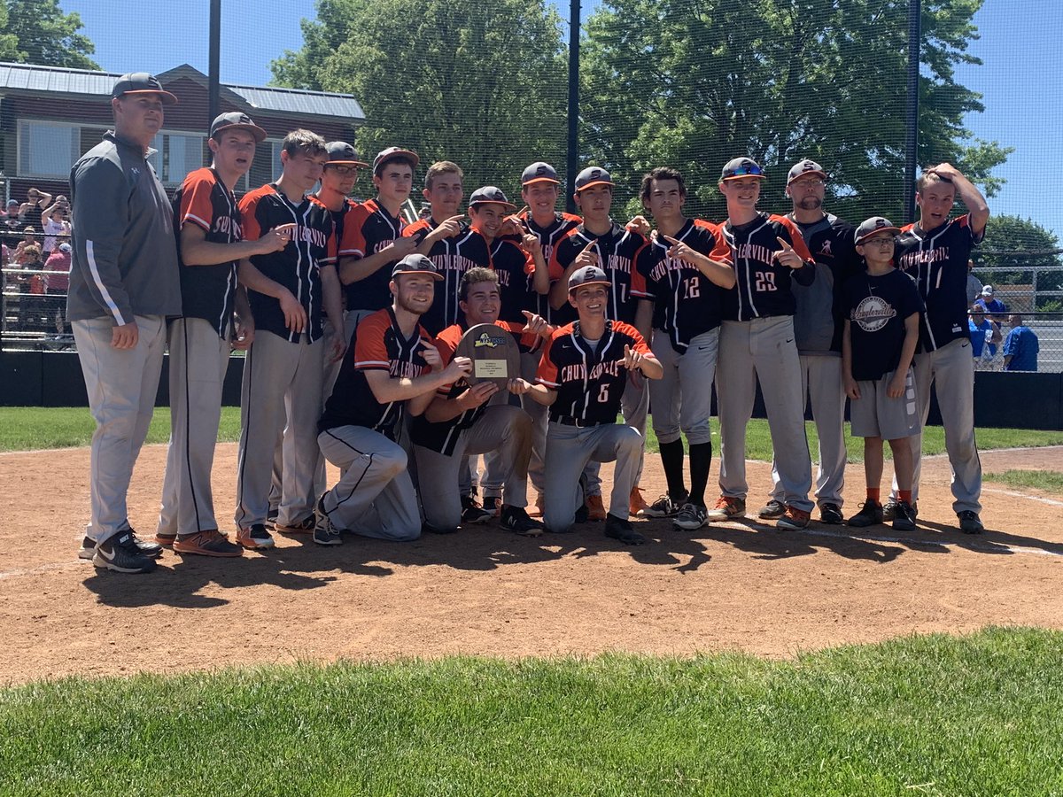 ToddSchlegelTV's tweet photo. For the first time in school history Schuylerville is heading to the @NYSPHSAA Class B semifinals.  Highlights and reaction later on @SPECNewsAlbany @BaseballHorses #518Baseball https://t.co/Jeiq4VWypf