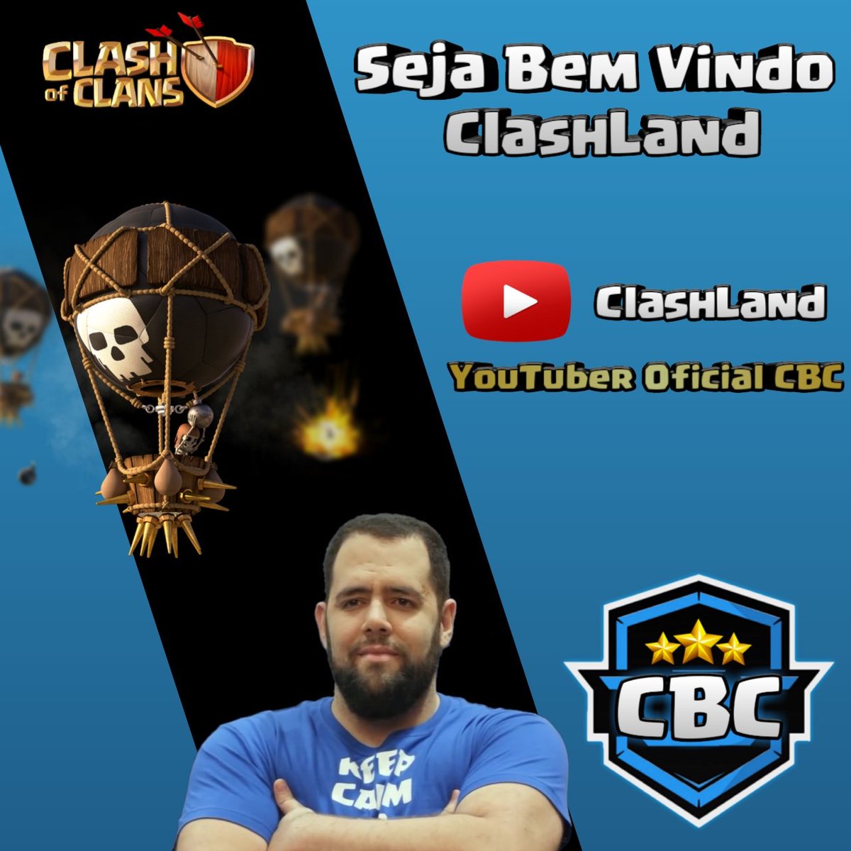 E para hoje mais um criador de conteúdo oficial da #cbc 💪💪
Deem as boas-vindas ao <a href="/clashlandcoc/">Clashland</a>, que estará fazendo parte desse time.
Canal do ClashLand: youtube.com/channel/UCXxg-…
#ClashOfClans #fbc 
<a href="/ClashofClansBRC/">Clash of Clans BR</a>