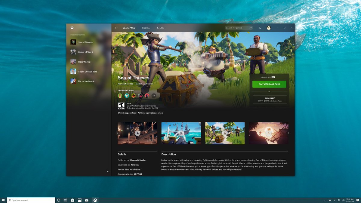 pc game pass app