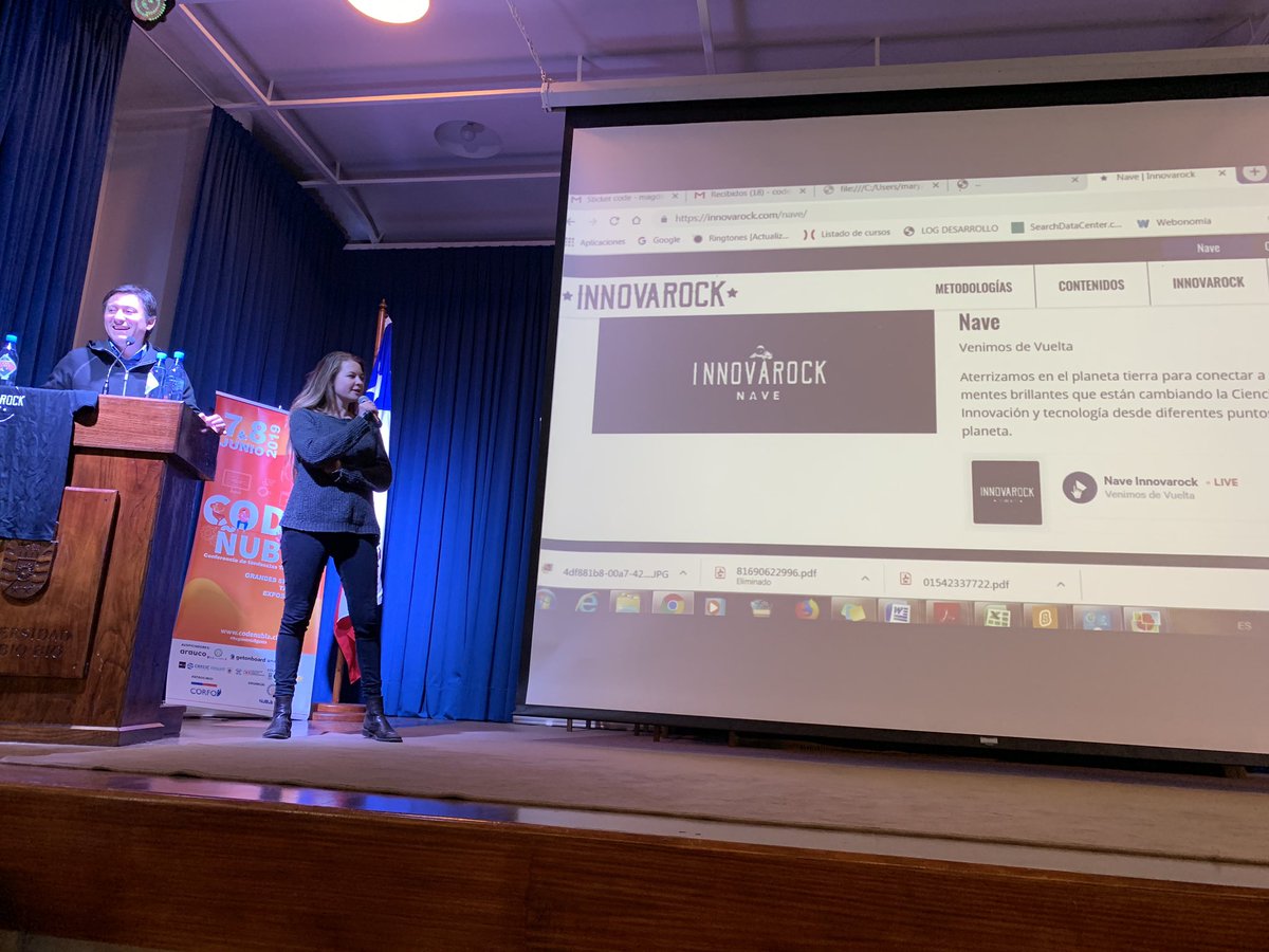 gbergel's tweet image. @irockCL haciendo el cierre de #CodeÑuble 🤘🏼🤘🏼🤘🏼