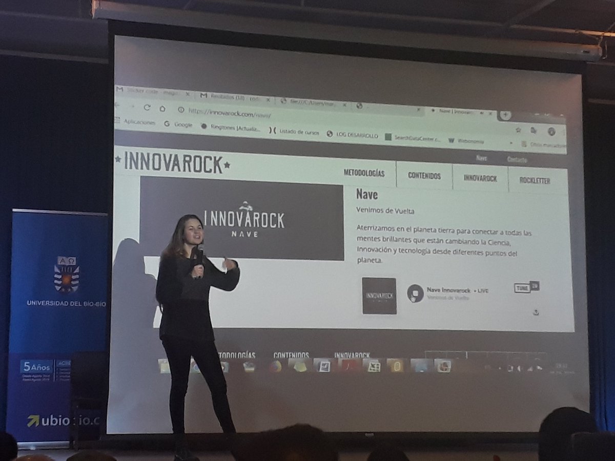 gmariale's tweet image. #innovarock presente en #codeñuble presentes @irockCL