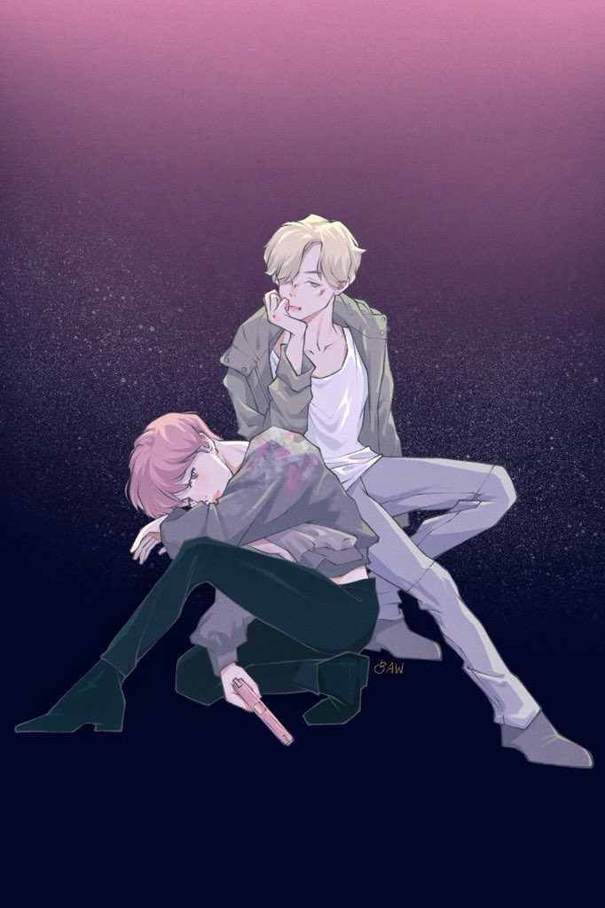 antoinetteweb's tweet image. #yoonmin #yoonminfanart 
kittygang❌agust d