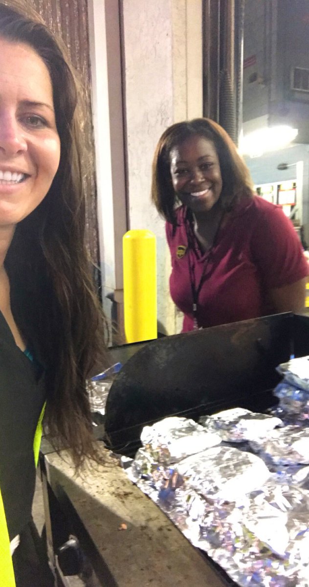 ashleyazgreene's tweet photo. In Northeast, we feast 😎 Check out these rockstars representing UPSEXCELLENCE with the highest % scanned, fewest misloads, and the fewest injuries of our three centers! #settingthestandard #thisishowwedoit #teamperfectservice #club95 #UPS #tampapride #tampapreload #cookout https://t.co/HTLKOwxstD