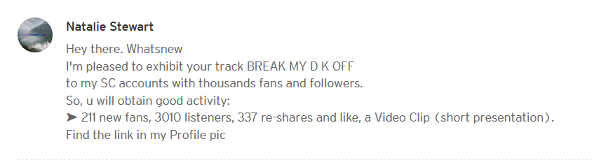 Soundcloud bots be like
