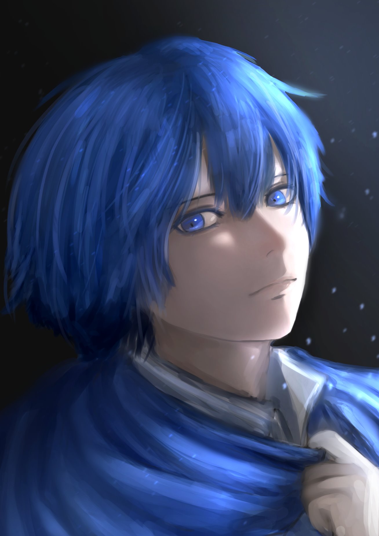 巴月 Auf Twitter リクエスト頂いてたkaitoです Kaito ボカロ イラスト T Co Nskbex7htx Twitter
