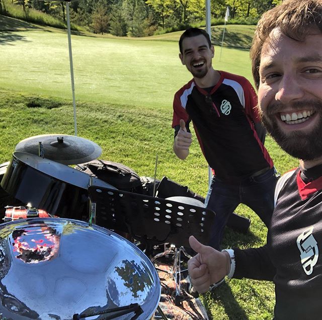 PottsPansSteel's tweet photo. Steelpan duo today at @hillbunkerfarms #mudrun with @ajhvibes &amp; @djbretz https://t.co/CuYRQdRwMH https://t.co/QoJxyyyOCu