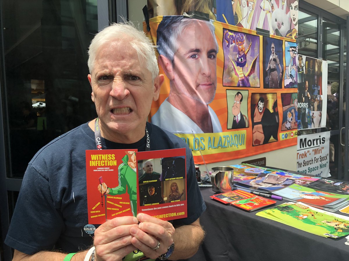 WitnessInfect's tweet image. Hey LA! Come by the Sony Lot for #GhostbustersFanFest at @WizardWorld and get your free WITNESS INFECTION postcard. Autographed by @carlosalazraqui!