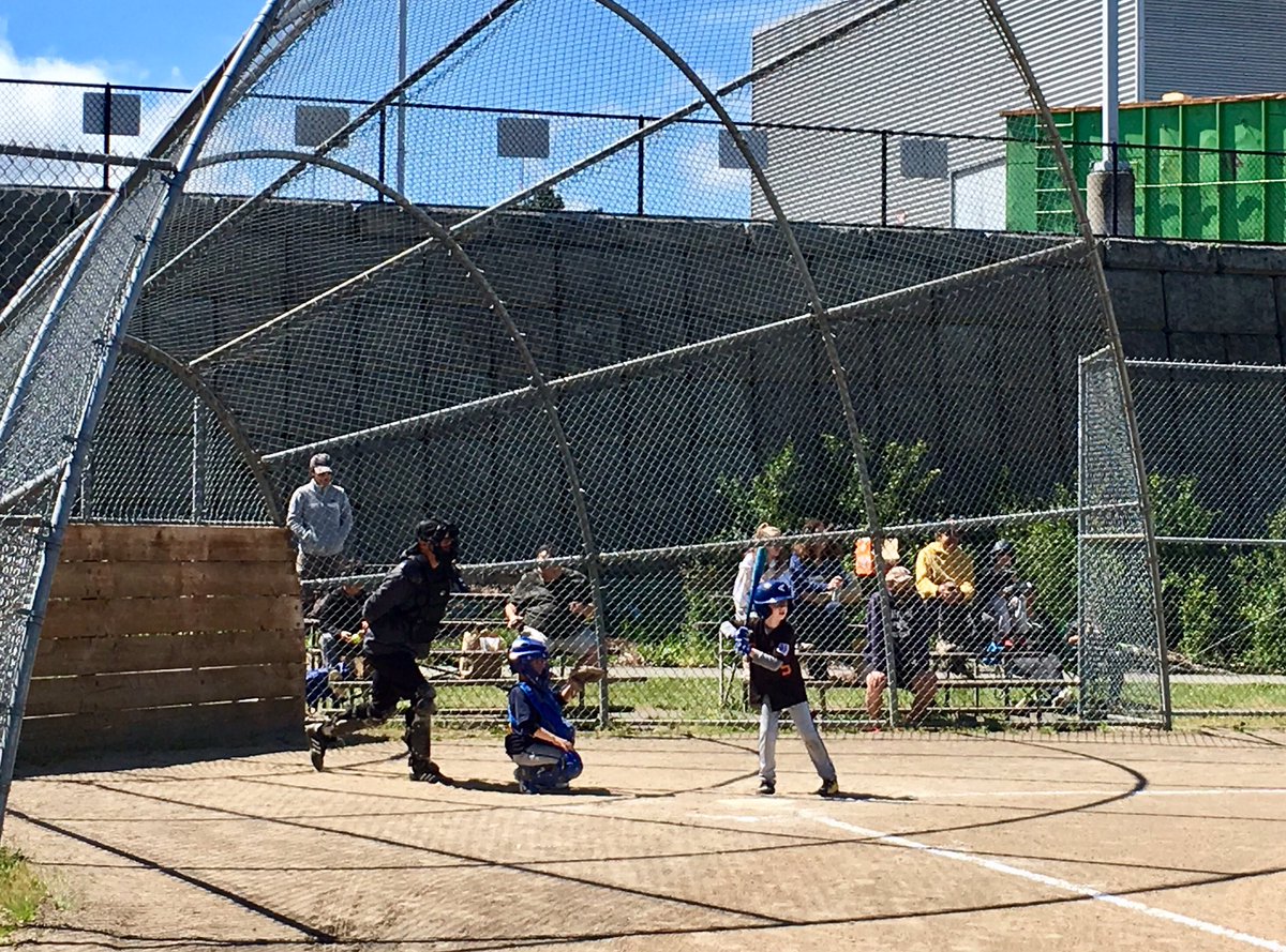 bemaryman's tweet photo. One last at-bat for the official season. Now onto Sandlot-style games for the summer. #allbaseballallthetime https://t.co/i9f4UTUg00