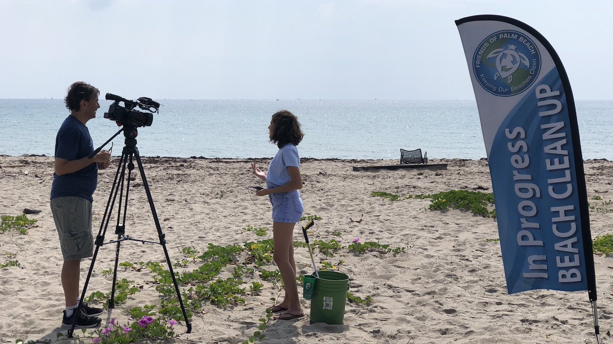 Philanthrotank's tweet photo. Emily Briceno from Surface 71 interviewed for the World Oceans Day cleanup! It’ll be on The Education Network MONDAY! Comcast Ch 234 AT&amp;T U-Verse Ch 99

Teens can get 15K for a community betterment project https://t.co/MR25VmPylx

#westpalmbeach #philanthropy #changemakers #ocean https://t.co/pWuAj2eV2Y