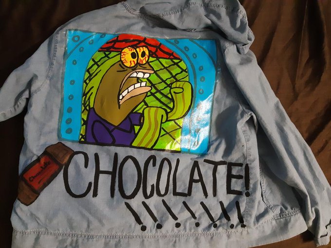 New jacket to the sell collection #spongebobmeme https://t.co/RsE3pMPFK6<a href="/tag/spongebobmeme"class="tags">#spongebobmeme</a>