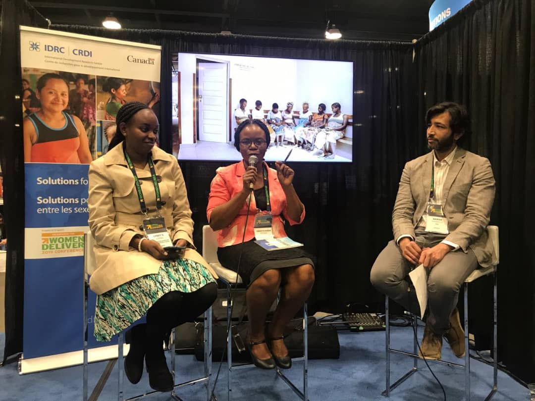 wharc_nigeria's tweet photo. WHARC associate Dr. Lorreta Ntoimo airing her views on improving maternal and child health at Women Deliver Conference at #Vancouver, #Canada
#WD2019 #IMCHA_ISMEA #feokonofua https://t.co/bpZB0Gtfus