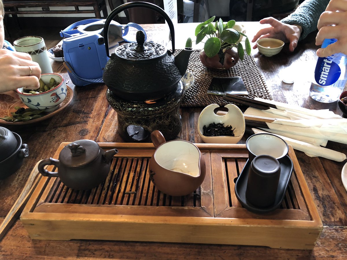 TeaSwallow's tweet image. A now rare visit to @chinesegarden. I really miss this place. This tea was called water fairy