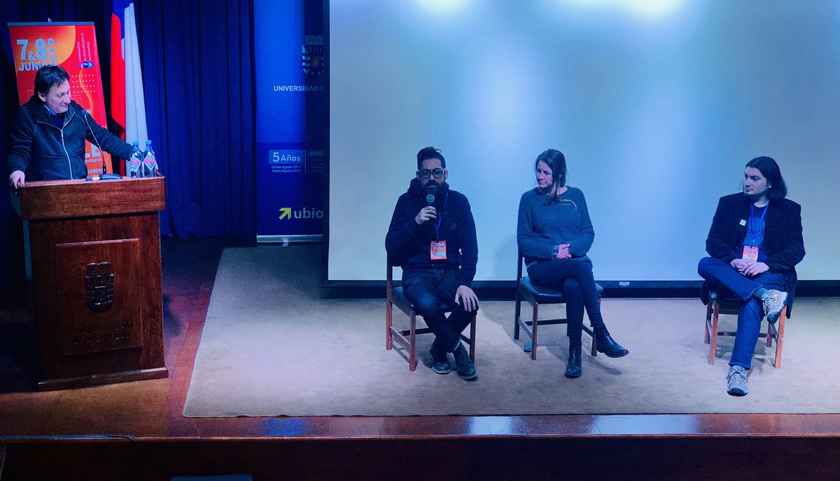 fabianhtml's tweet image. Y se suma @janogonzalez con su experiencia en Sound Cloud al panel #CodeÑuble