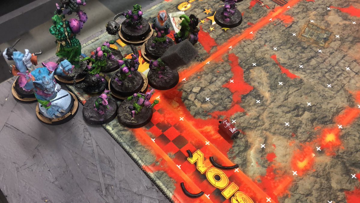 #PowTown got banged on so bad, that even my ball got trashed!