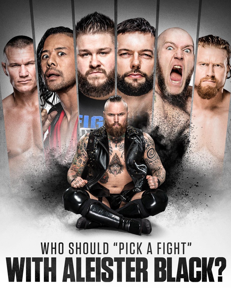 Who should answer @WWEAleister's challenge? 
He's waiting...